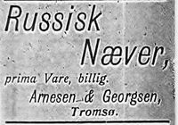 368. Annonse fra Arnesen & Georgsen i Haalogaland 28.4.-06.jpg