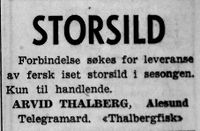 139. Annonse fra Arvid Thalberg i Harstad Tidende 23.01. 1958.jpg