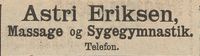 315. Annonse fra Astri Eriksen i Gudbrandsdølen 22.04.1909.jpg