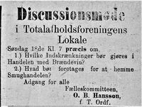 248. Annonse fra Avholsdrørslas felleskomite i Tromsø i Tromsøposten 17.03. 1888.jpg