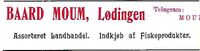 20. Annonse fra Baard Moum under Harstadutstillingen 1911.jpg