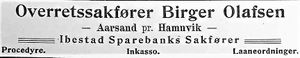 Annonse fra Birger Olafasen under Harstadutstillingen 1911.jpg