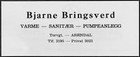 35. Annonse fra Bjarne Bringsverd i Norsk Militært Tidsskrift 11 1960.jpg
