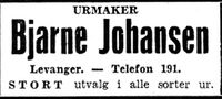 195. Annonse fra Bjarne Johansen i Arbeider-Avisen 24.4.1940.jpg