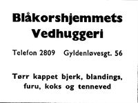 163. Annonse fra Blåkorshjemmets Vedhuggeri i Kristiansands Avholdslag 1874 - 10.august - 1949.jpg
