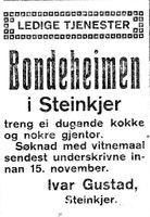 193. Annonse fra Bondeheimen i Indhereds-Posten 9.11.1917.jpg