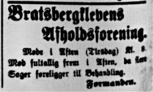 Annonse fra Bratsbergklevens afholdsforening i Varden 13.06. 1905.jpg