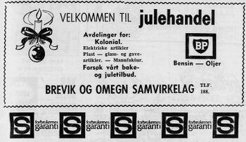 Annonse fra Brevik og Omegns Samvirkelag i Porsgrunns Dagblad 20.12.1967.jpg