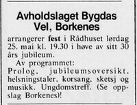 Harstad Tidende 22. mai 1974.