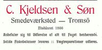 209. Annonse fra C. KJeldsen & Søn under Harstadutstillingen 1911.jpg
