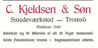 210. Annonse fra C. KJeldsen & Søn under Harstadutstillingen 1911.jpg