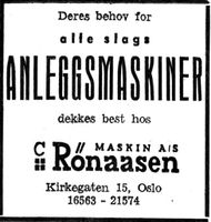 38. Annonse fra C. Rønaasen Maskin A.S. i Adresseavisen 8.10. 1942.jpg