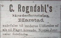 233. Annonse fra C. Rogndahl i Tromsø Amtstidende 18. januar 1896.jpg