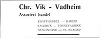 4. Annonse fra Chr. Vik i Florø og litt fra Sunnfjord.jpg