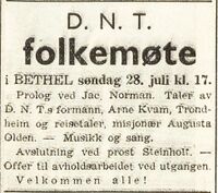Harstad Tidende 26. juni 1946.