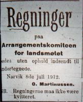 62. Annonse fra Det Norske Totalavholdsselskap i Ofotens Tidende 9. juli 1912.JPG