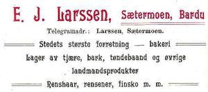 Annonse fra E. J. Larssen under Harstadutstillingen 1911.jpg