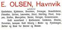 23. Annonse fra E. Olsen, Havnvik under Harstadutstillingen 1911.jpg