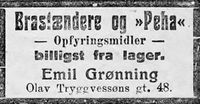 164. Annonse fra Emil Grønning i Ny Tid 1914.jpg