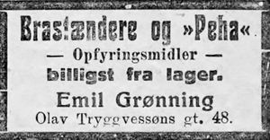 Annonse fra Emil Grønning i Ny Tid 1914.jpg