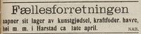 Fra den spede start i Harstad. Foto: Haalogaland 7. mars 1914