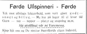 Annonse fra Førde Ullspinneri i Florø og litt om Sunnfjord.jpg