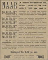 302. Annonse fra FOLKEBLADET i Nordlys 30.01.1909.jpg