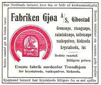 14. Annonse fra Fabriken Gjøa under Harstadutstillingen 1911.jpg
