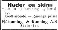 420. Annonse fra Flårønning og Rønning i Inntrøndelagen og Trønderbladet 24.5. 1937.jpg