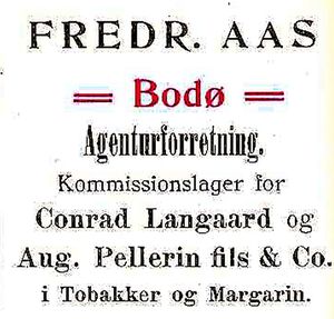 Annonse fra Fredr. Aas under Harstadutstillingen 1911.jpg