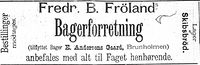 58. Annonse fra Fredr. B. Frølands bakeri i Søndmøre Folkeblad 4.1.1892.jpg