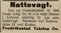 337. Annonse fra Fredriksstad Telefon Co i Fredriksstad Tilskuer 24.09. 1910.jpg