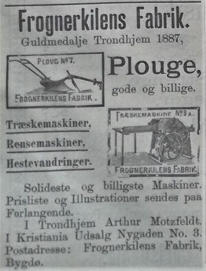 Annonse fra Frognerkilens Fabrik i Menneskevennen 19. desember 1891.jpg