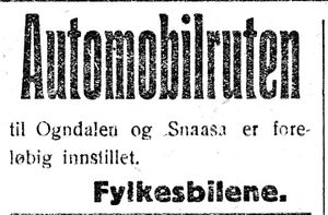 Annonse fra Fylkesbilene i Indhereds-Posten 30.10. 1922.jpg