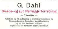 215. Annonse fra G. Dahl under Harstadutstillingen 1911.jpg