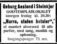 10. Annonse fra Geburg Aasland i Nord-Trøndelag og Nordenfjeldsk Tidende 28.4. 1938.jpg