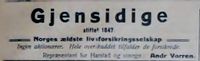 378. Annonse fra Gjensidige forsikring i Midnattsol 29.4 1916.jpg