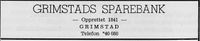 47. Annonse fra Grimstad sparebank i Norsk Militært Tidsskrift nr. 11 1960.jpg