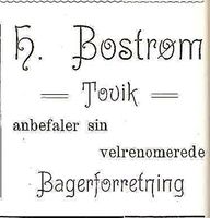 22. Annonse fra H. Bostrøm under Harstadutstillingen 1911.jpg