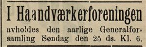 Annonse fra Haandværkerforeningen i Fredriksstad Tilskuer 24.09. 1910.jpg