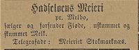 91. Annonse fra Hadseløens Meieri i Lofotens Tidende 12.03. 1892.jpg