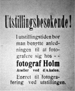 Annonse fra Halfdan Holm i Haalogaland 08.07. 1911.jpg