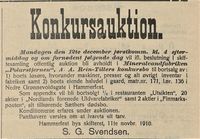 84. Annonse fra Hammerfest bys skifterett i Finnmarksposten 12.11. 1910.jpg