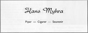 Annonse fra Hans Myhra i Landsmøter DNT 1963 DNTU Sandefjord.jpg