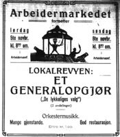 93. Annonse fra Harstad Arbeidersamfund i Dagens Nyheter 2. november 1927.jpg