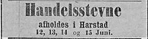 Annonse fra Harstad Handelsstevne i Tromsøposten 17.03.1888.jpg