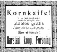 168. Annonse fra Harstad kooperative Forening 24. 1. 1924.jpg