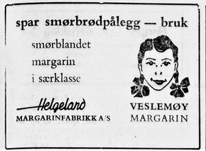 Annonse fra Helgeland Margarinfabrikk i Fiskeribladet 03.10.1964.jpg