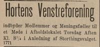 79. Annonse fra Hortens Venstreforening i Gjengangeren 29.05.1906.jpg