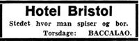 49. Annonse fra Hotel Bristol i Arbeider-Avisen 24.4.1940.jpg